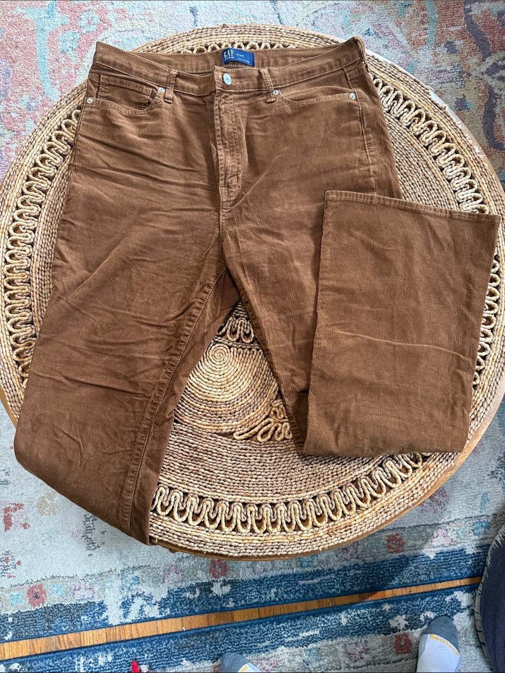GAP Bright Brown ‘70’s Flare Corduroy Pants